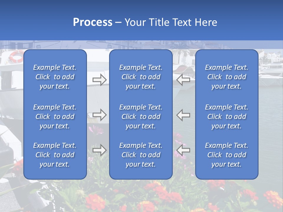 Sun Marina Harbour PowerPoint Template