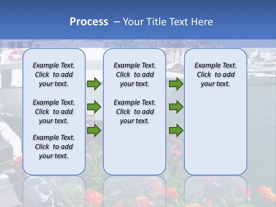 Sun Marina Harbour PowerPoint Template