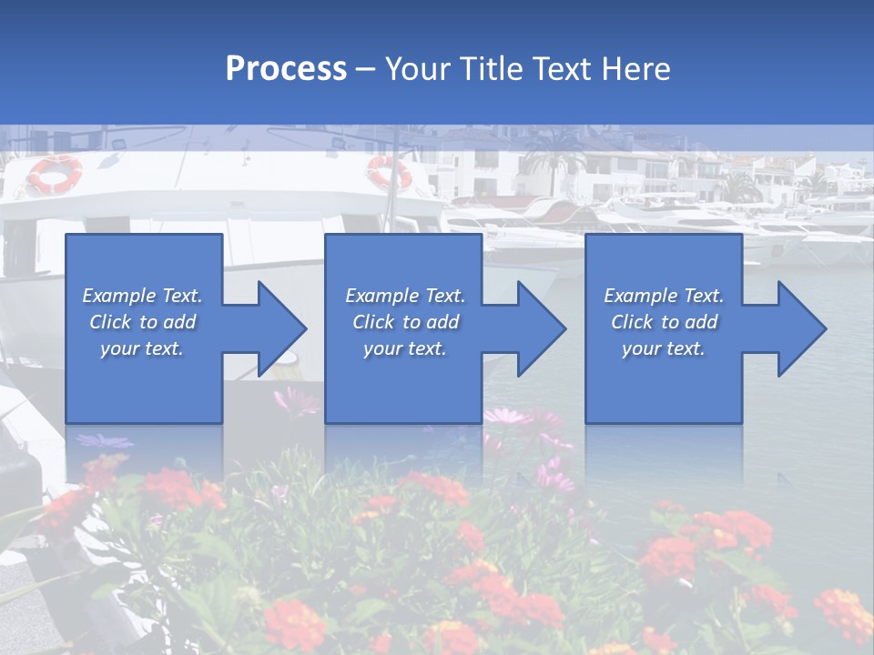 Sun Marina Harbour PowerPoint Template