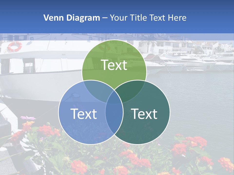 Sun Marina Harbour PowerPoint Template