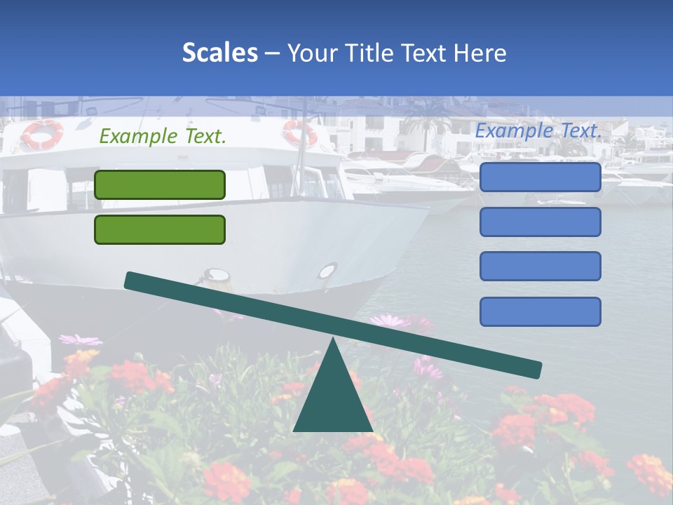 Sun Marina Harbour PowerPoint Template