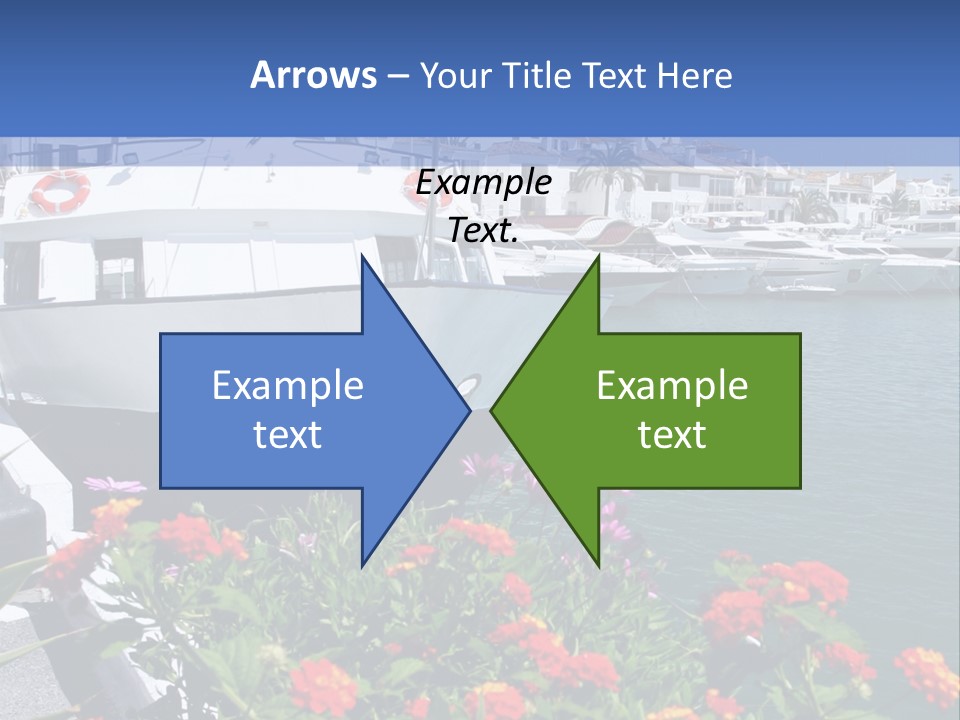 Sun Marina Harbour PowerPoint Template