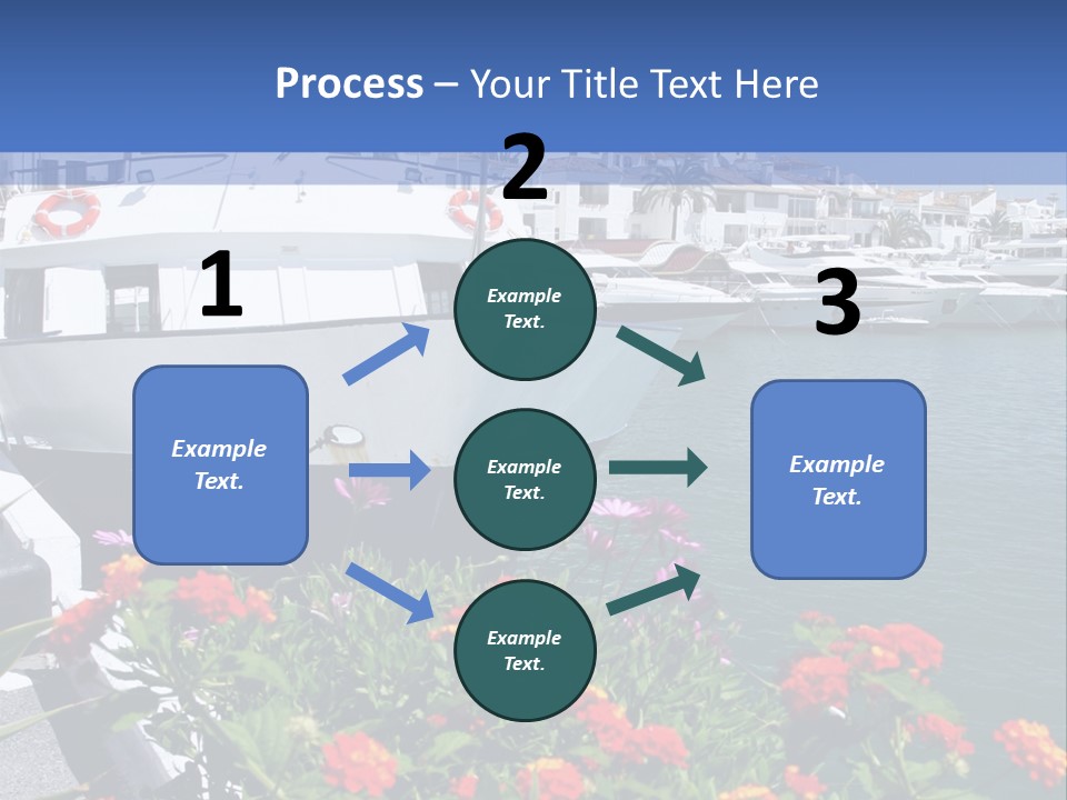 Sun Marina Harbour PowerPoint Template