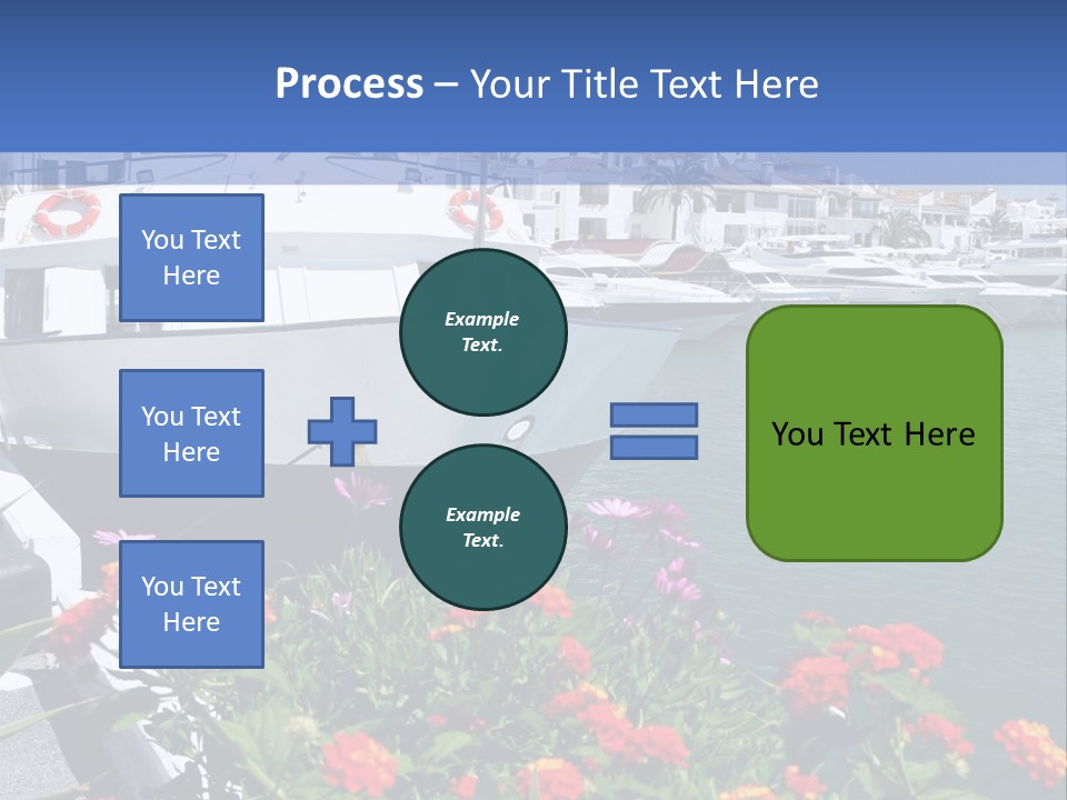 Sun Marina Harbour PowerPoint Template