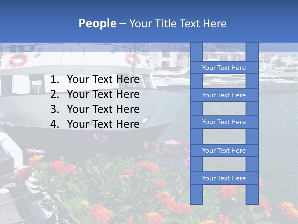 Sun Marina Harbour PowerPoint Template
