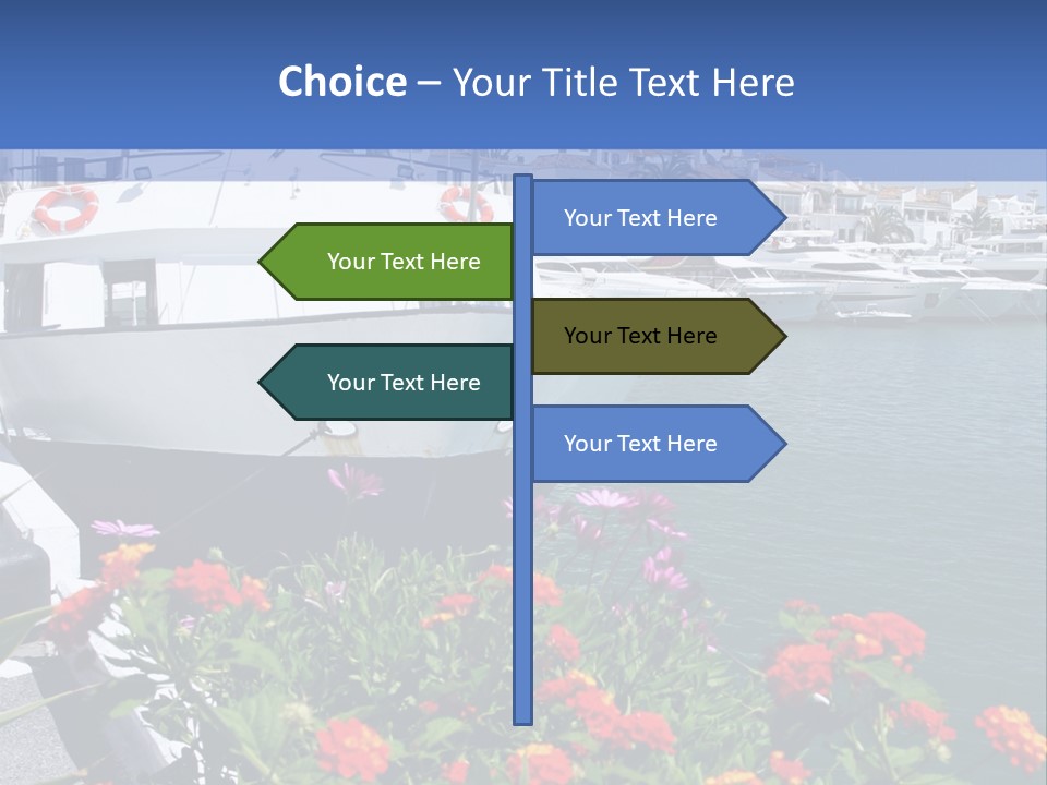 Sun Marina Harbour PowerPoint Template