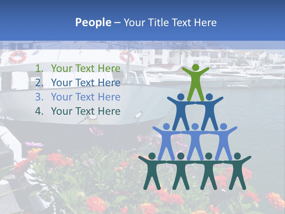 Sun Marina Harbour PowerPoint Template