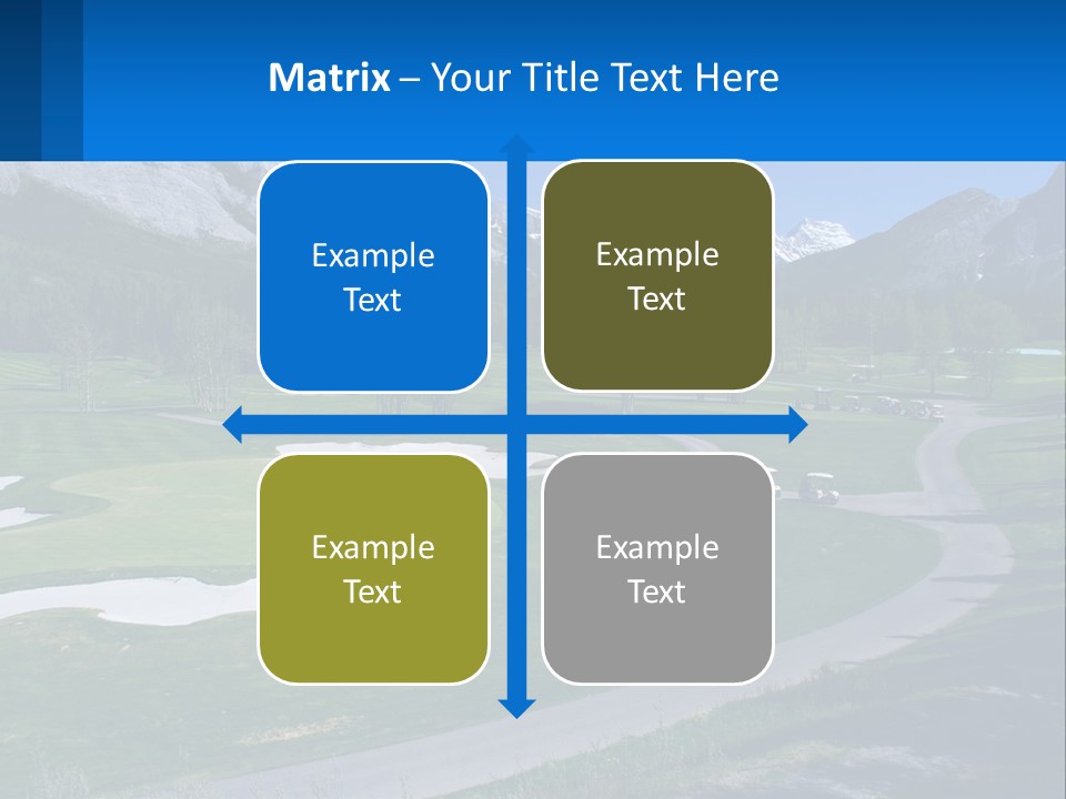 Fairway Golf Course PowerPoint Template