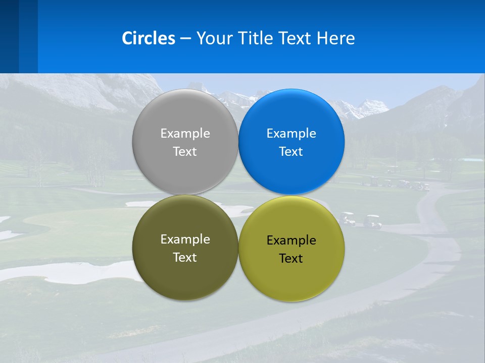 Fairway Golf Course PowerPoint Template