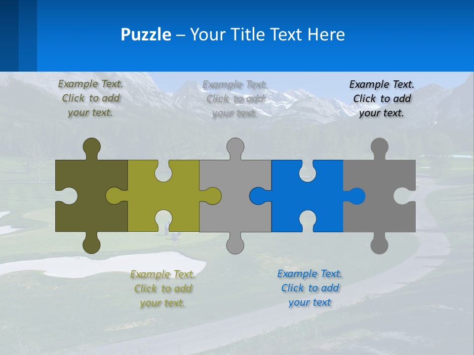 Fairway Golf Course PowerPoint Template