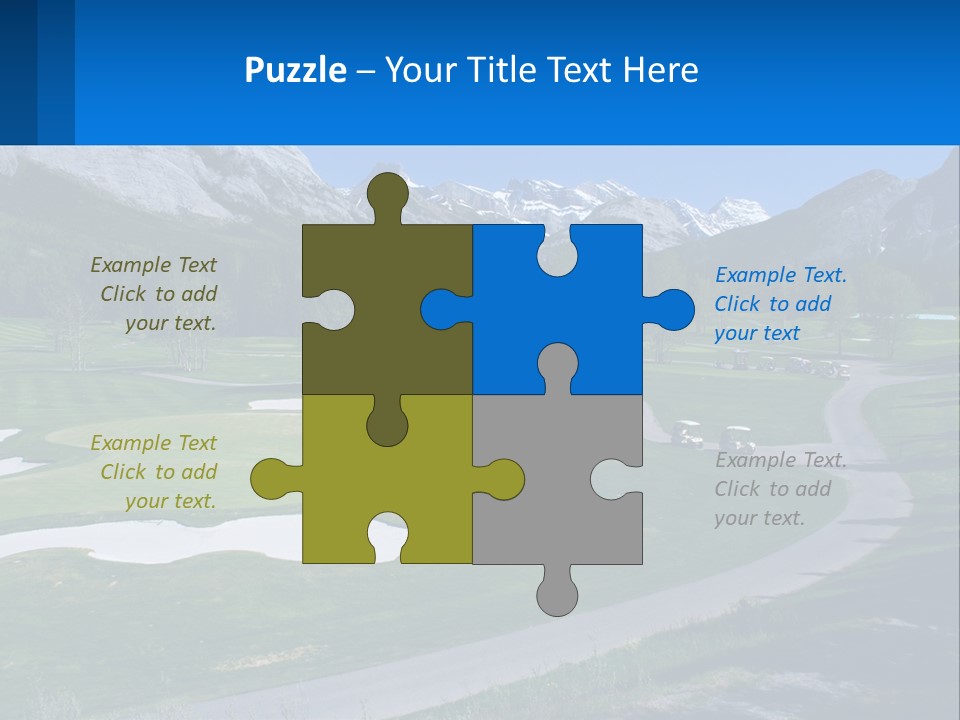 Fairway Golf Course PowerPoint Template