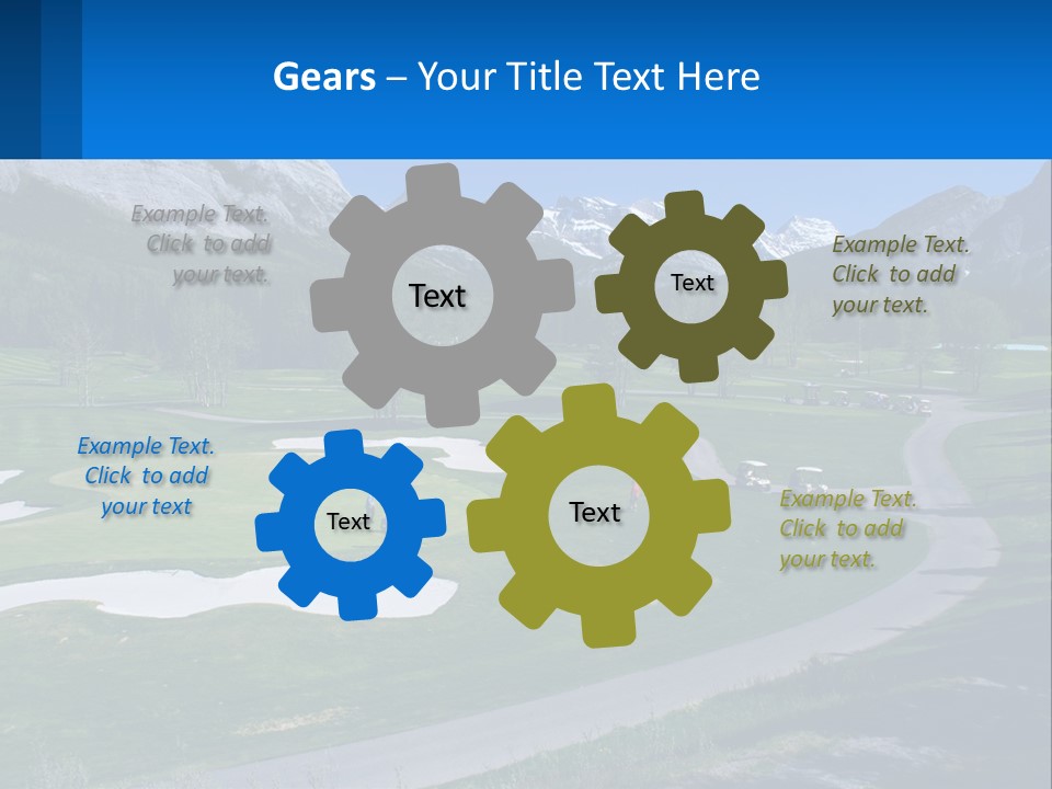Fairway Golf Course PowerPoint Template