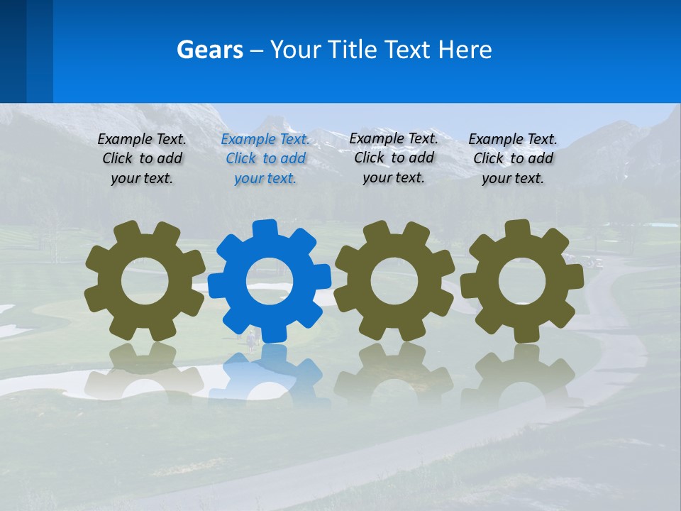 Fairway Golf Course PowerPoint Template