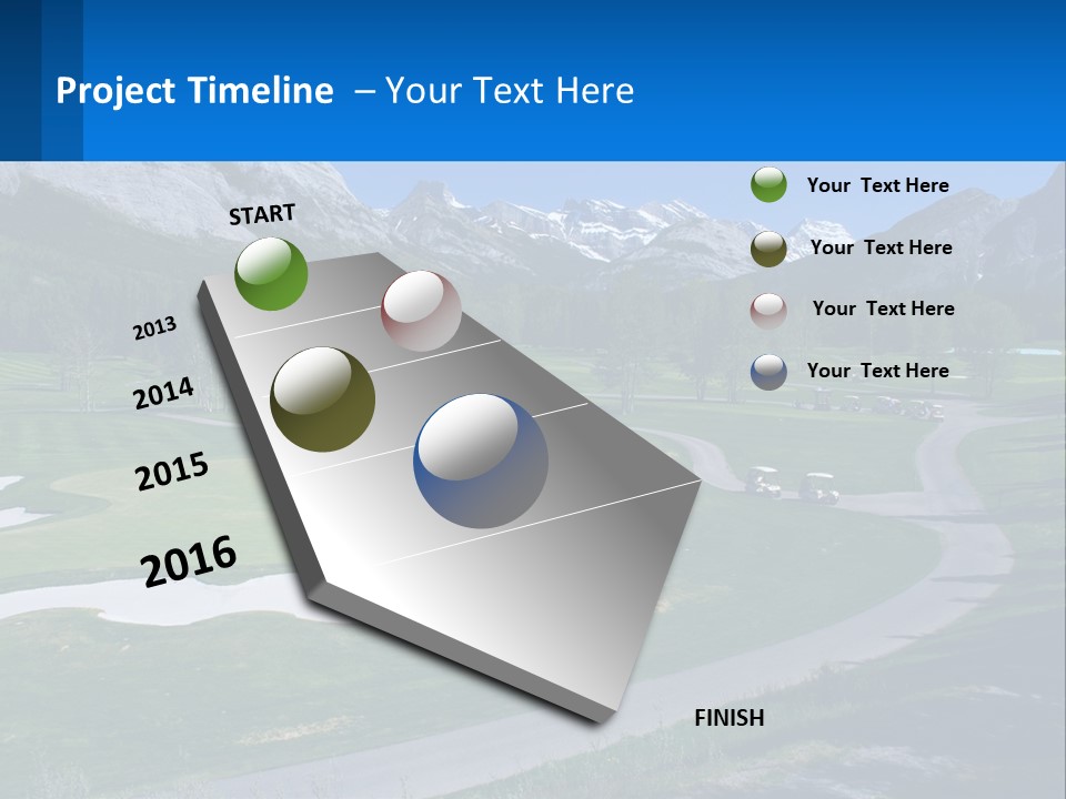Fairway Golf Course PowerPoint Template