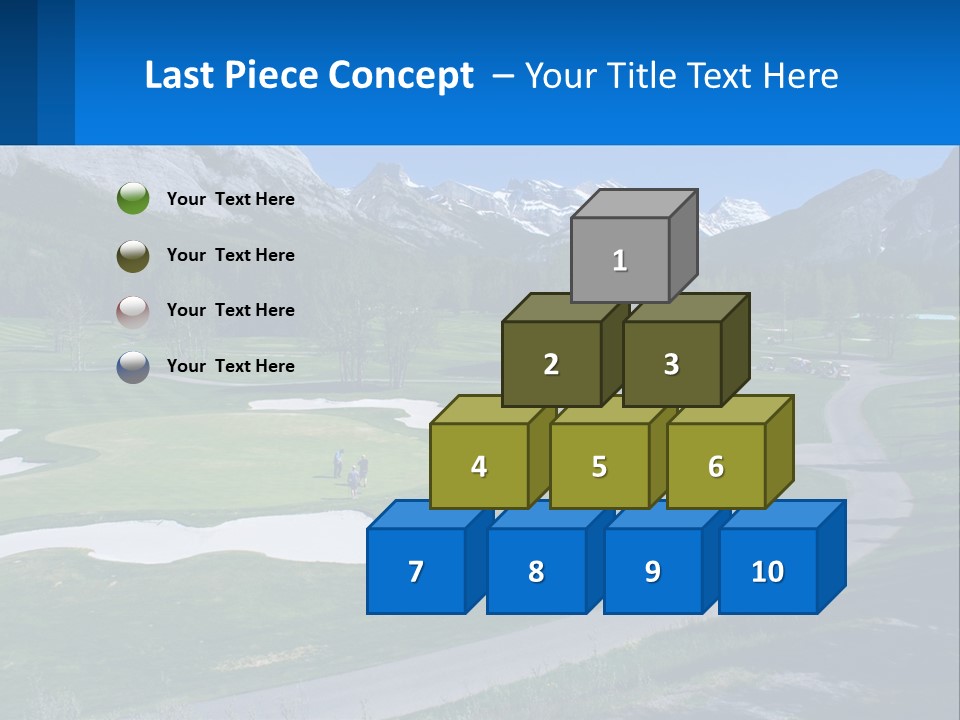 Fairway Golf Course PowerPoint Template