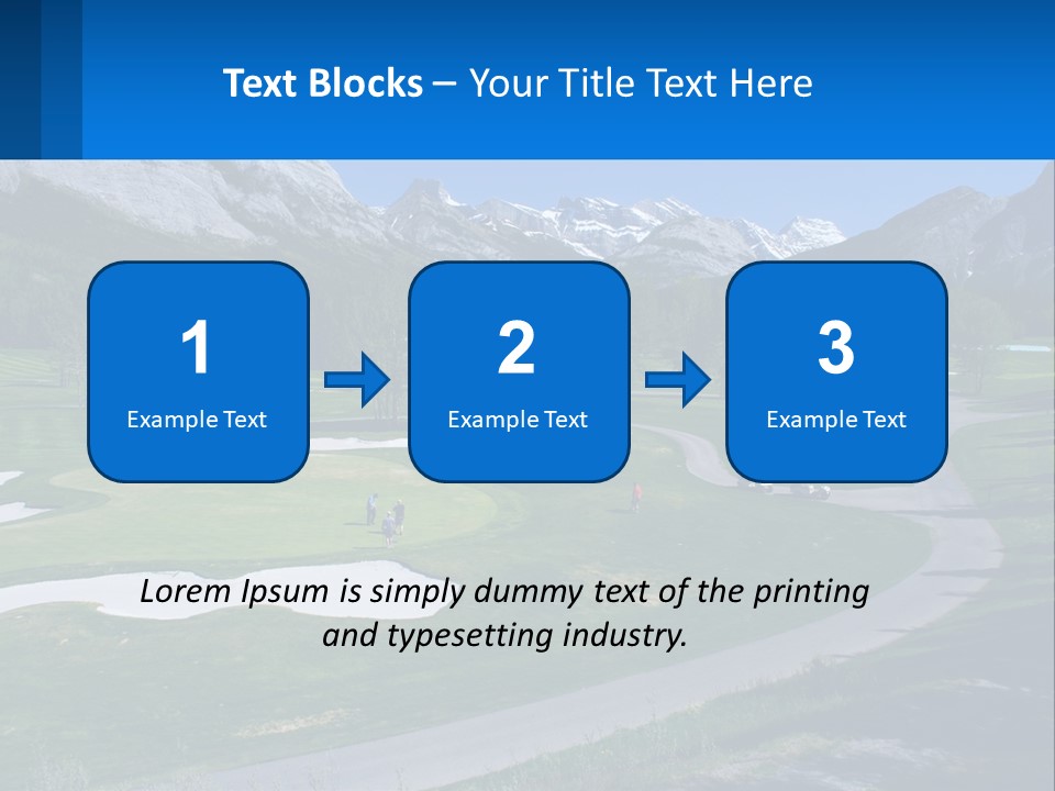 Fairway Golf Course PowerPoint Template