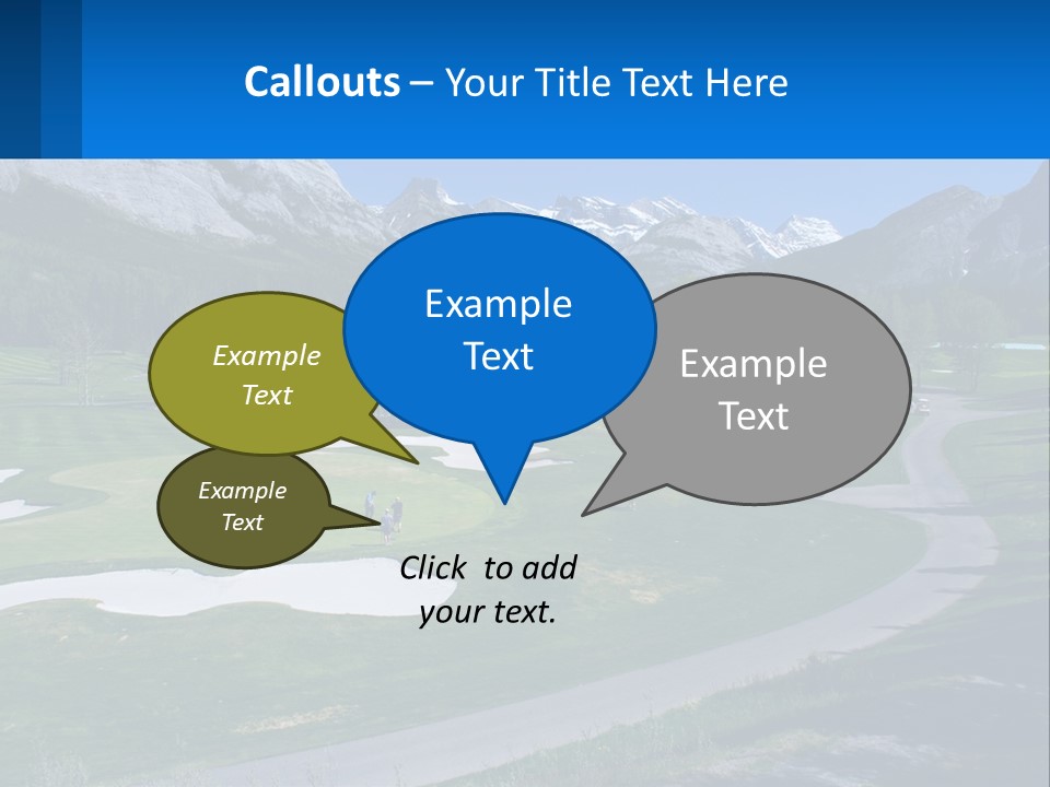 Fairway Golf Course PowerPoint Template