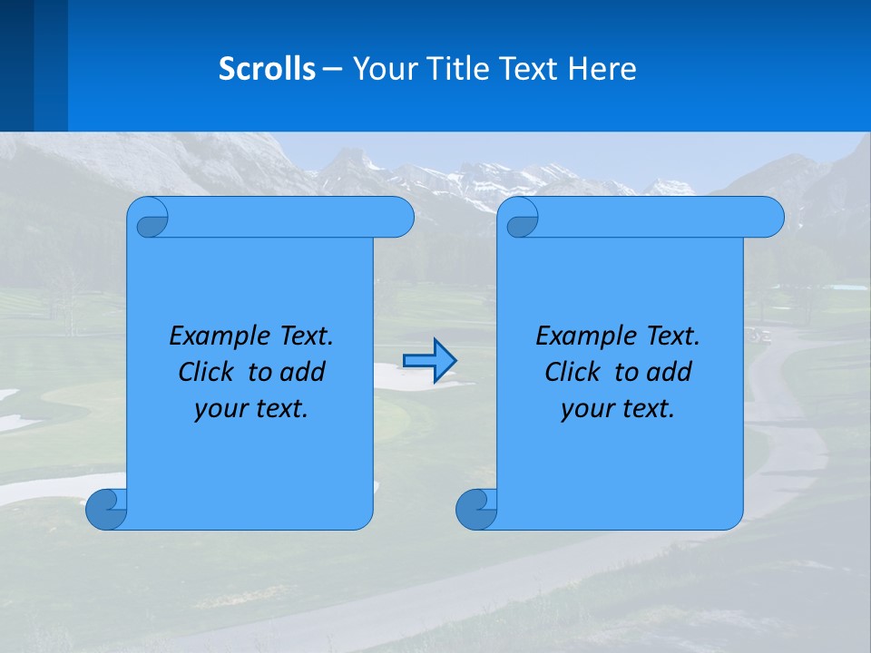 Fairway Golf Course PowerPoint Template