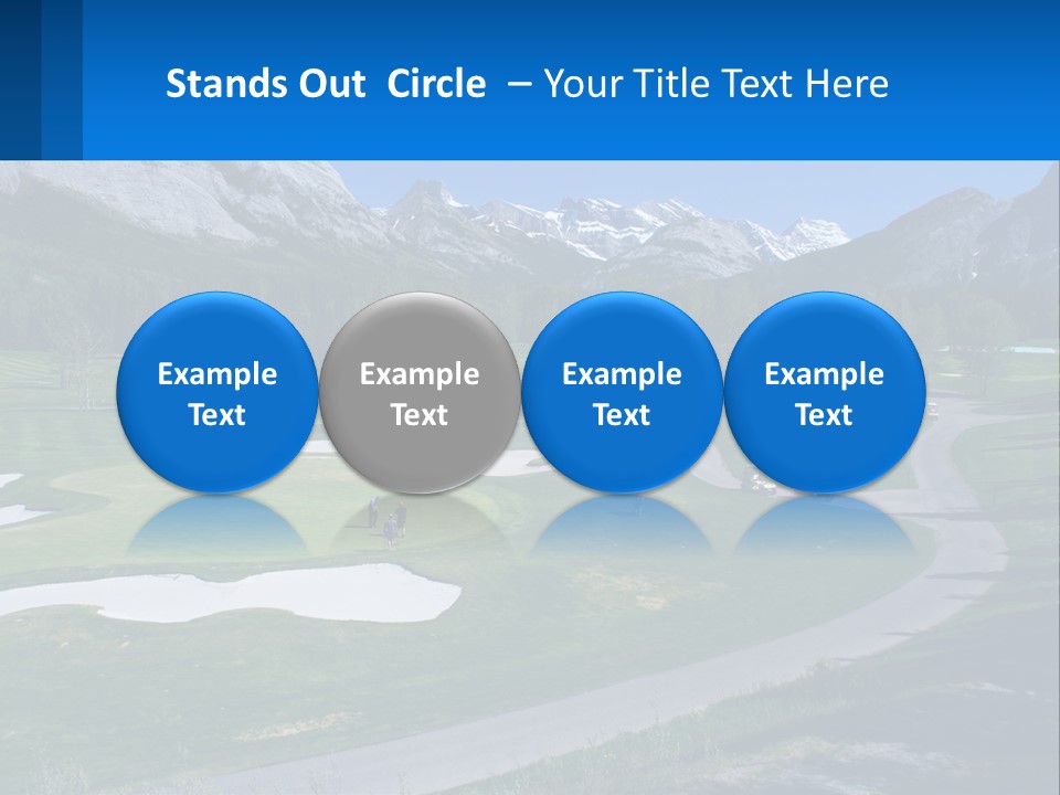 Fairway Golf Course PowerPoint Template