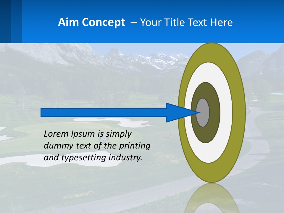 Fairway Golf Course PowerPoint Template