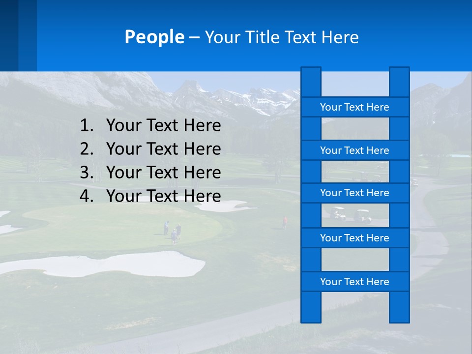 Fairway Golf Course PowerPoint Template