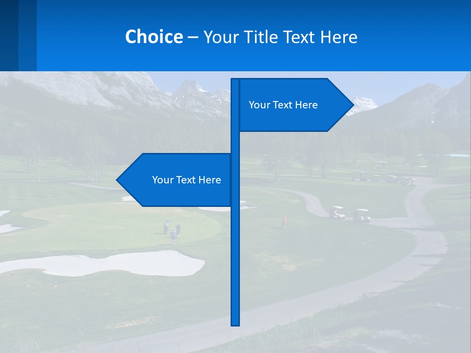 Fairway Golf Course PowerPoint Template