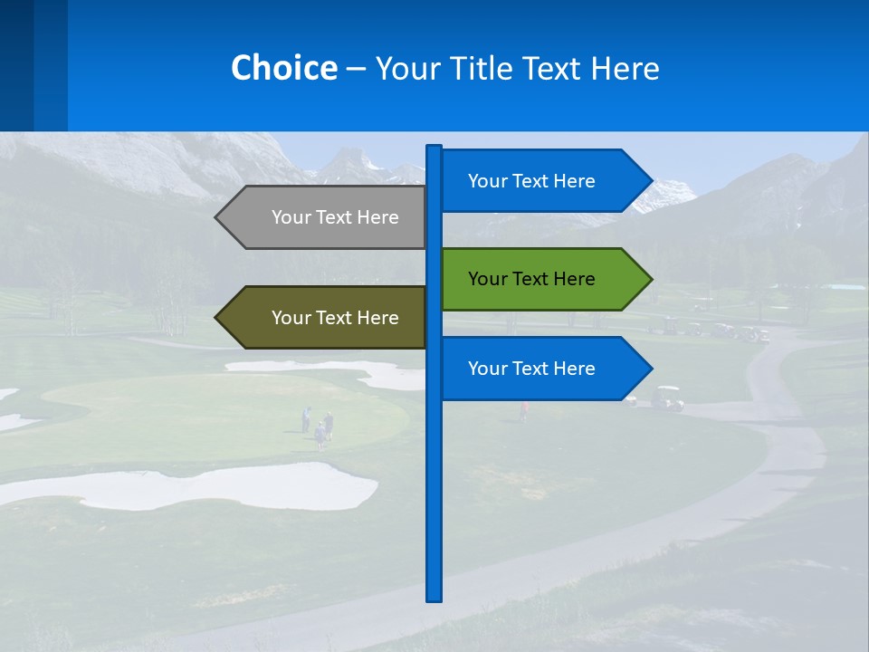 Fairway Golf Course PowerPoint Template