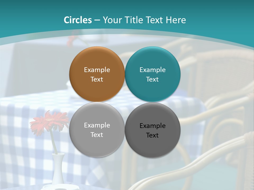 Lonely Checker Grey PowerPoint Template