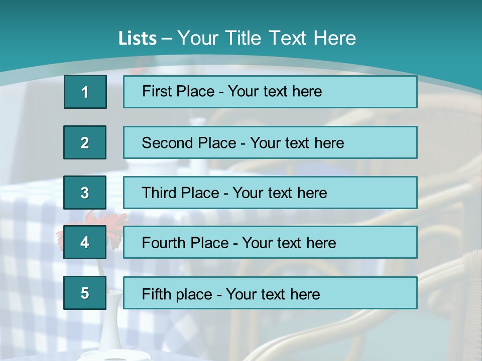 Lonely Checker Grey PowerPoint Template