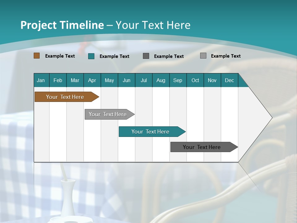 Lonely Checker Grey PowerPoint Template