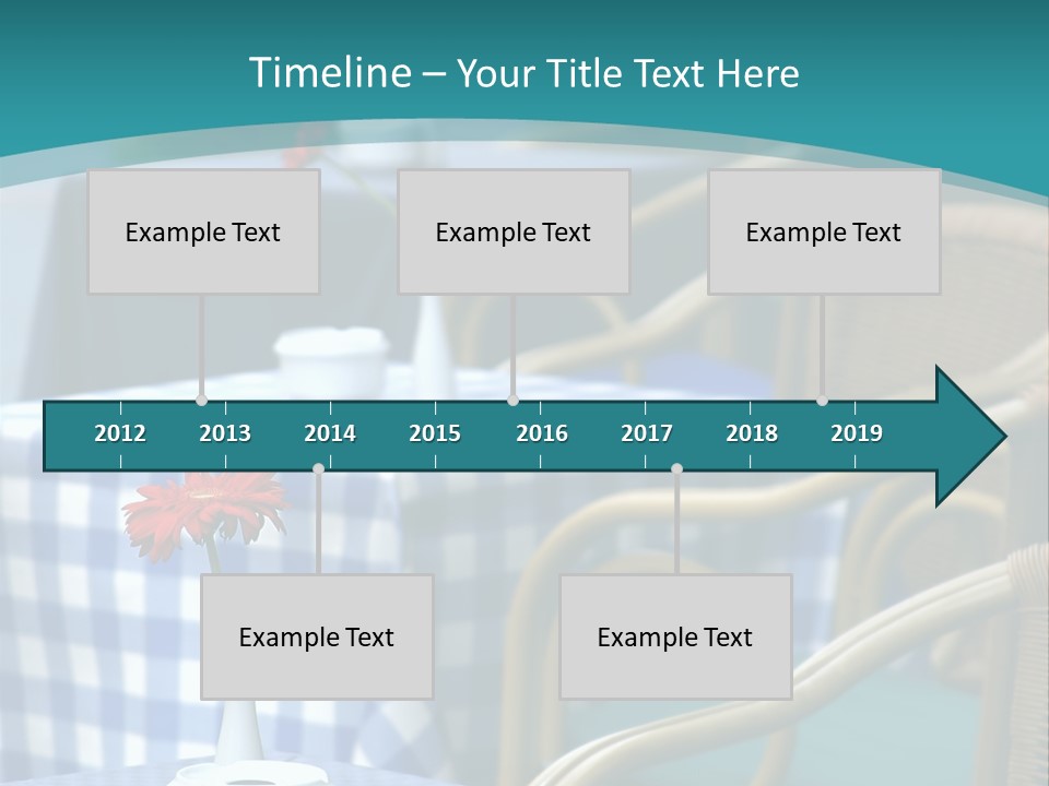 Lonely Checker Grey PowerPoint Template