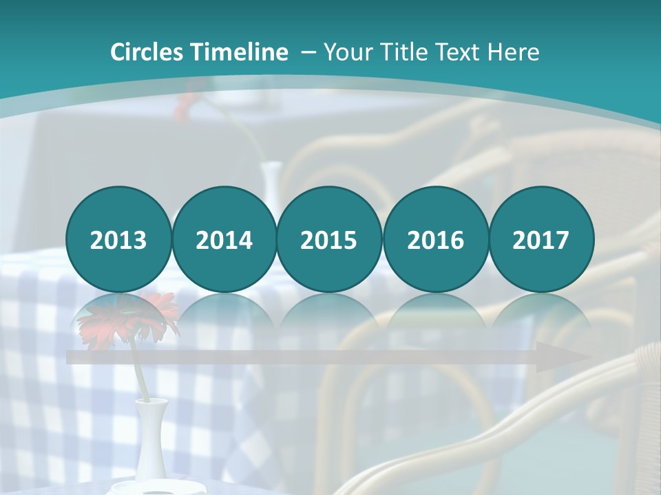 Lonely Checker Grey PowerPoint Template