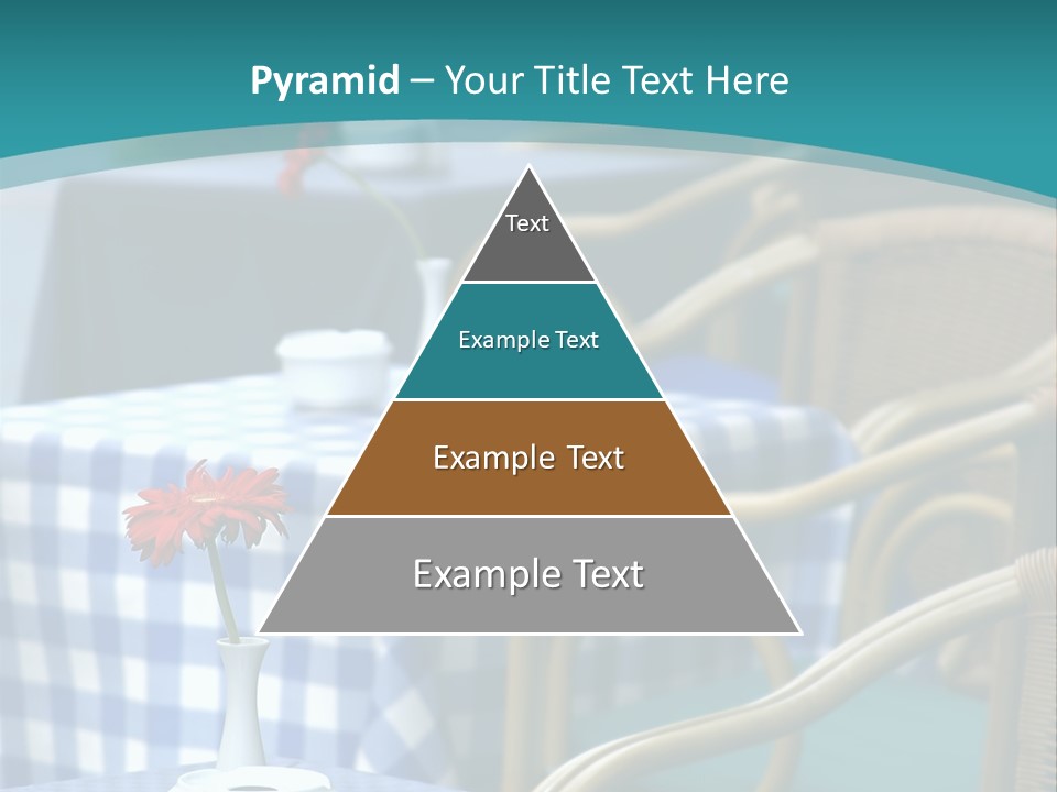 Lonely Checker Grey PowerPoint Template