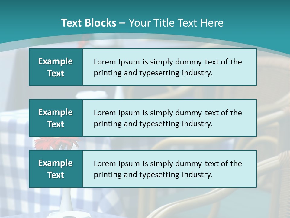 Lonely Checker Grey PowerPoint Template
