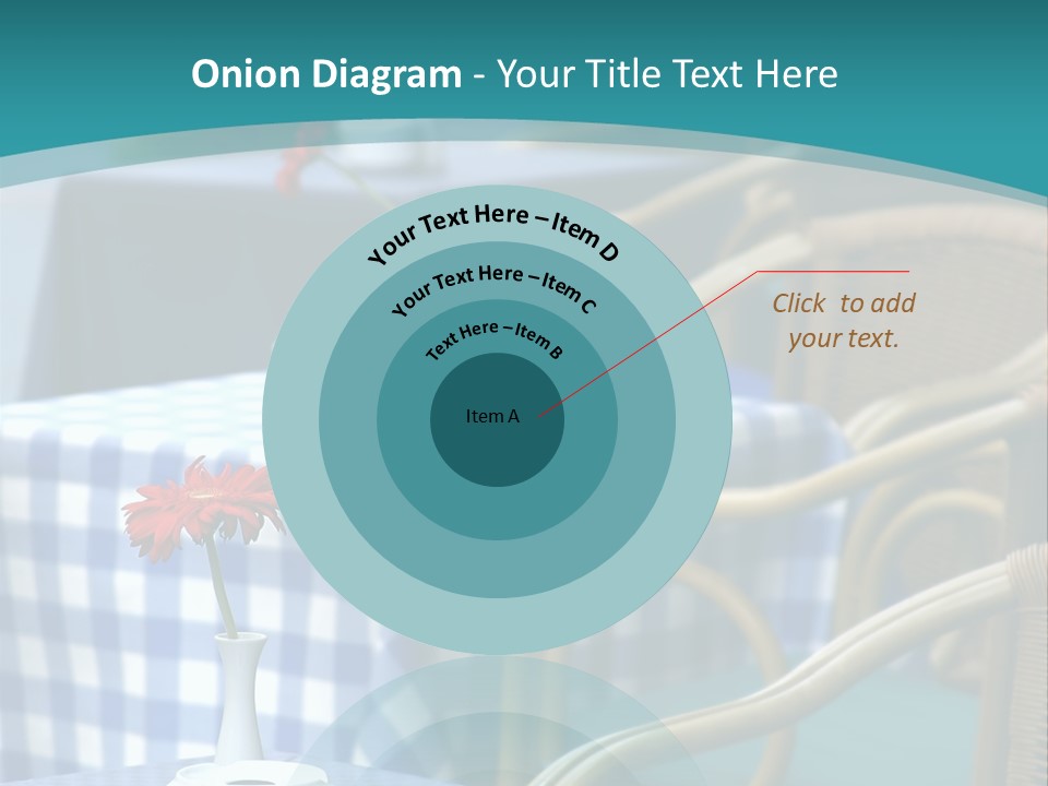 Lonely Checker Grey PowerPoint Template