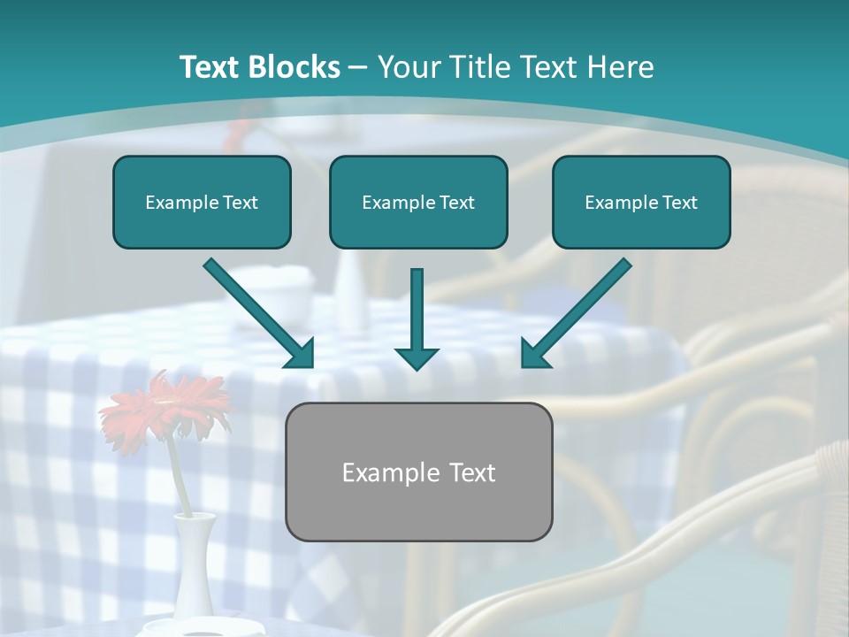 Lonely Checker Grey PowerPoint Template