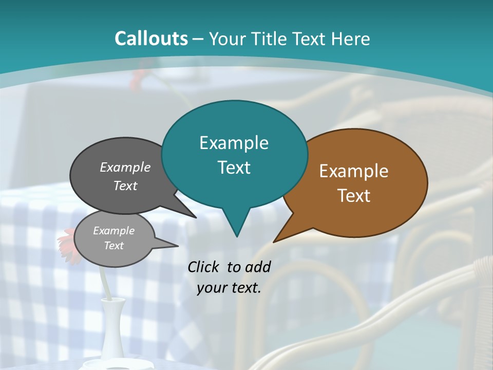Lonely Checker Grey PowerPoint Template