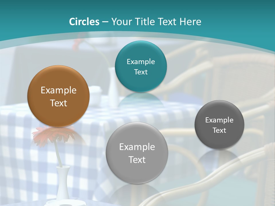Lonely Checker Grey PowerPoint Template