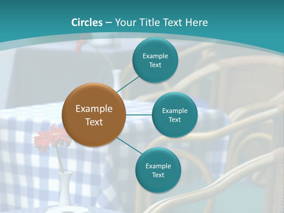 Lonely Checker Grey PowerPoint Template
