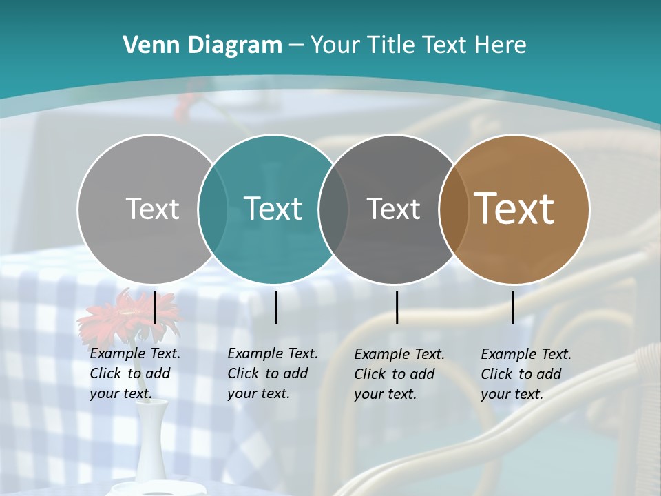 Lonely Checker Grey PowerPoint Template