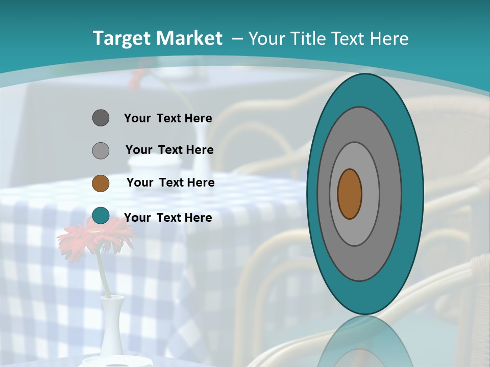 Lonely Checker Grey PowerPoint Template