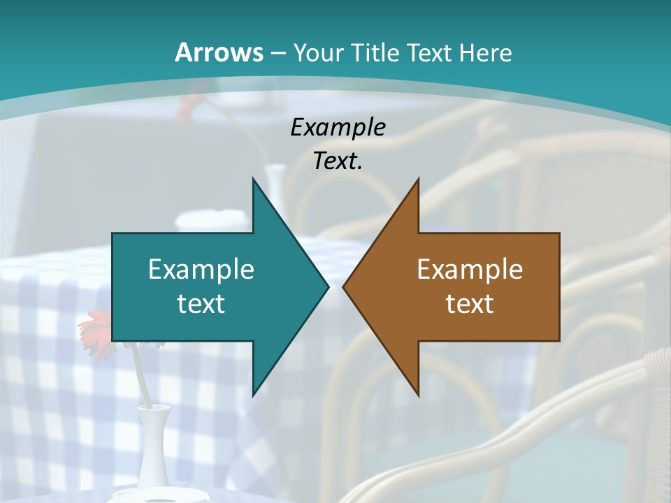 Lonely Checker Grey PowerPoint Template