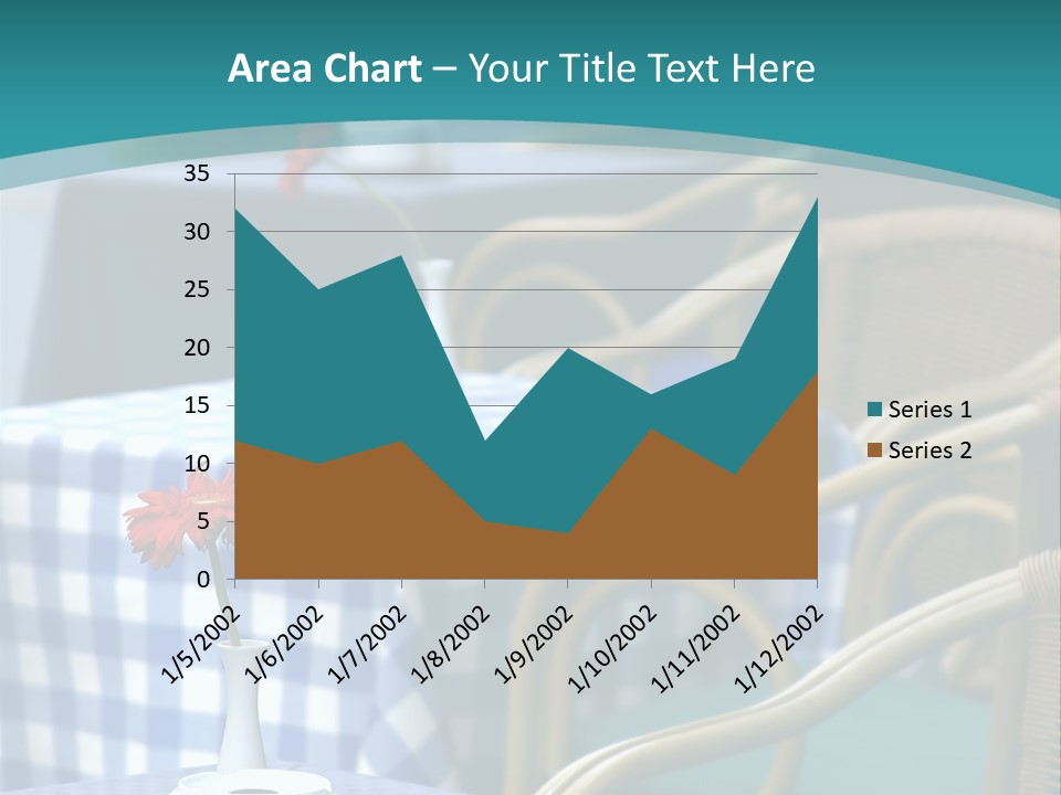 Lonely Checker Grey PowerPoint Template