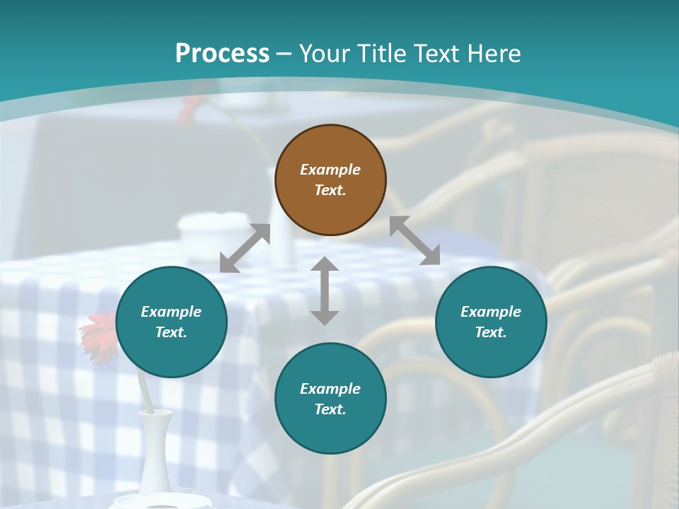 Lonely Checker Grey PowerPoint Template