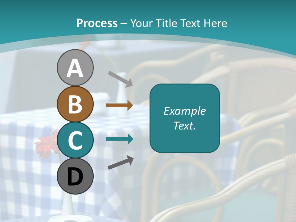 Lonely Checker Grey PowerPoint Template
