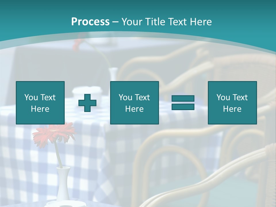 Lonely Checker Grey PowerPoint Template