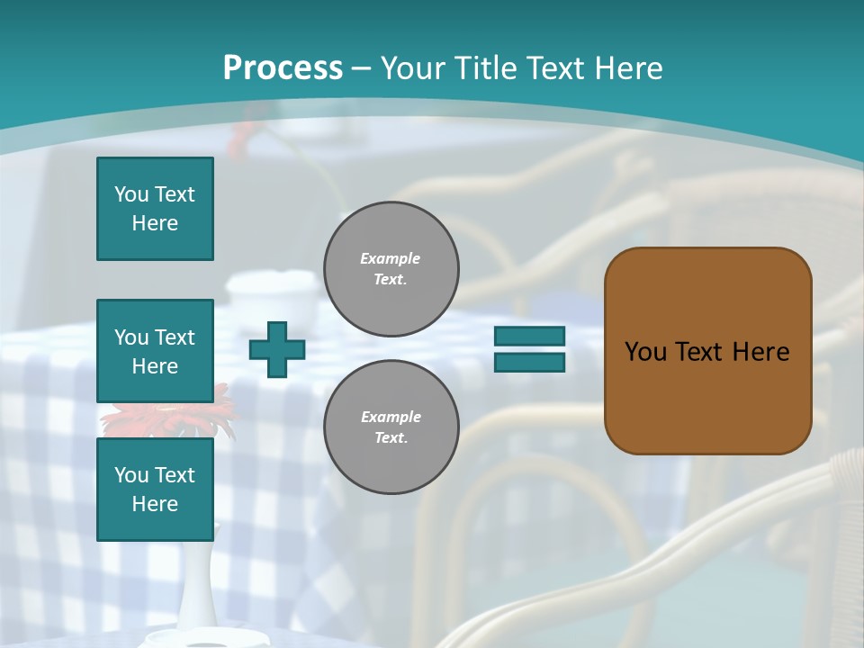 Lonely Checker Grey PowerPoint Template