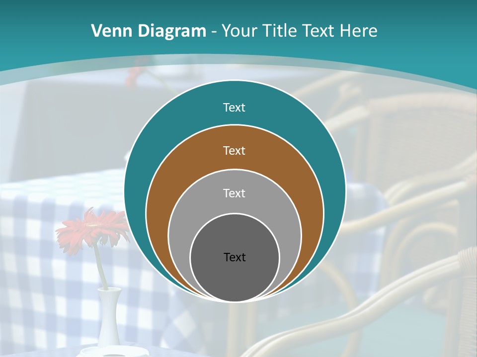 Lonely Checker Grey PowerPoint Template