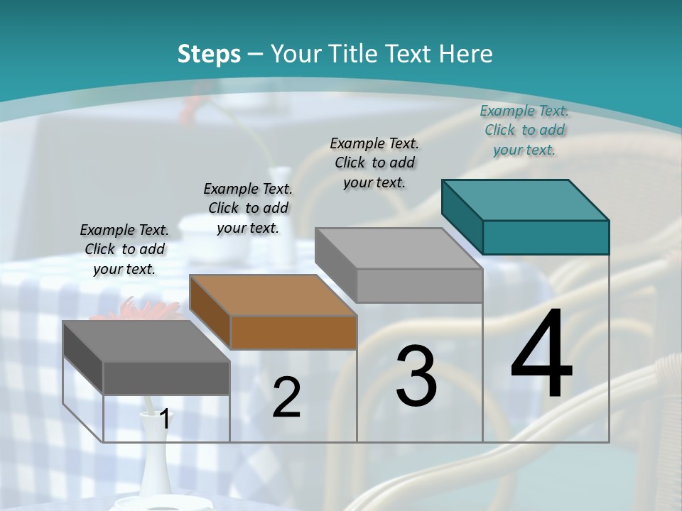 Lonely Checker Grey PowerPoint Template