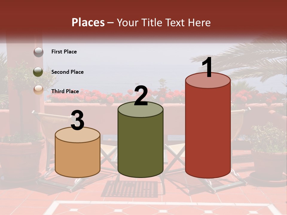 Palm Chairs Stunning PowerPoint Template